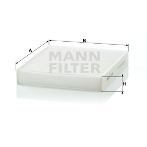 Фильтр салона MANN-FILTER CU 2440
